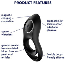 Load image into Gallery viewer, Satisfyer Legendary Duo Vibrating Cock Balls Ring Cocksling USB Couples Sex Toy