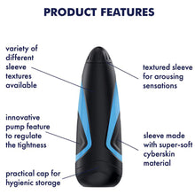 Load image into Gallery viewer, Satisfyer Men One Textured Male Masturbator Vacuum Pressure Pocket Pussy Sex Toy