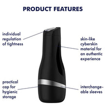 Load image into Gallery viewer, Satisfyer Men Classic Pocket Pussy Male Masturbator Black