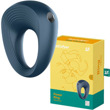 Load image into Gallery viewer, Satisfyer Power Cock Ring Vibrating Couples Penis Delay Ejaculation Aid USB