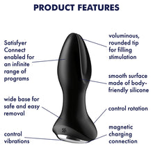 Load image into Gallery viewer, Satisfyer Rotator 2+ Anal Plug APP Rotating Vibrating Butt Vibrator Sex Toy