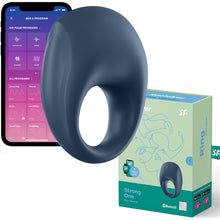 Load image into Gallery viewer, Satisfyer Strong Cock Ring APP Control WiFi Vibrating Couples Penis Delay USB