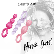 Load image into Gallery viewer, Satisfyer Booty Call Anal Butt Plug Set Silicone 3-Piece Training Kit Sex Toy