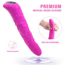 Load image into Gallery viewer, Kings Veined Rotating G Spot Vibrator Realistic Silicone Dildo Rechargeable