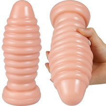 Load image into Gallery viewer, BeBuZZed Spiralboy Anal Butt Plug Suction Cup Flesh