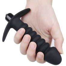 Load image into Gallery viewer, Twist Vibrating Anal Prostate Massager Beaded Butt Plug Vibrator Adult Sex Toy