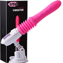 Load image into Gallery viewer, Brutus 11.4" Thrusting Rotating USB Vibrator Large Telescopic Sex Machine