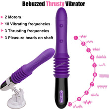 Load image into Gallery viewer, Brutus 11.4" Thrusting Rotating USB Vibrator Large Telescopic Sex Machine