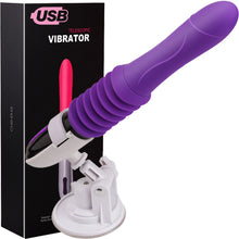 Load image into Gallery viewer, Brutus 11.4" Thrusting Rotating USB Vibrator Large Telescopic Sex Machine