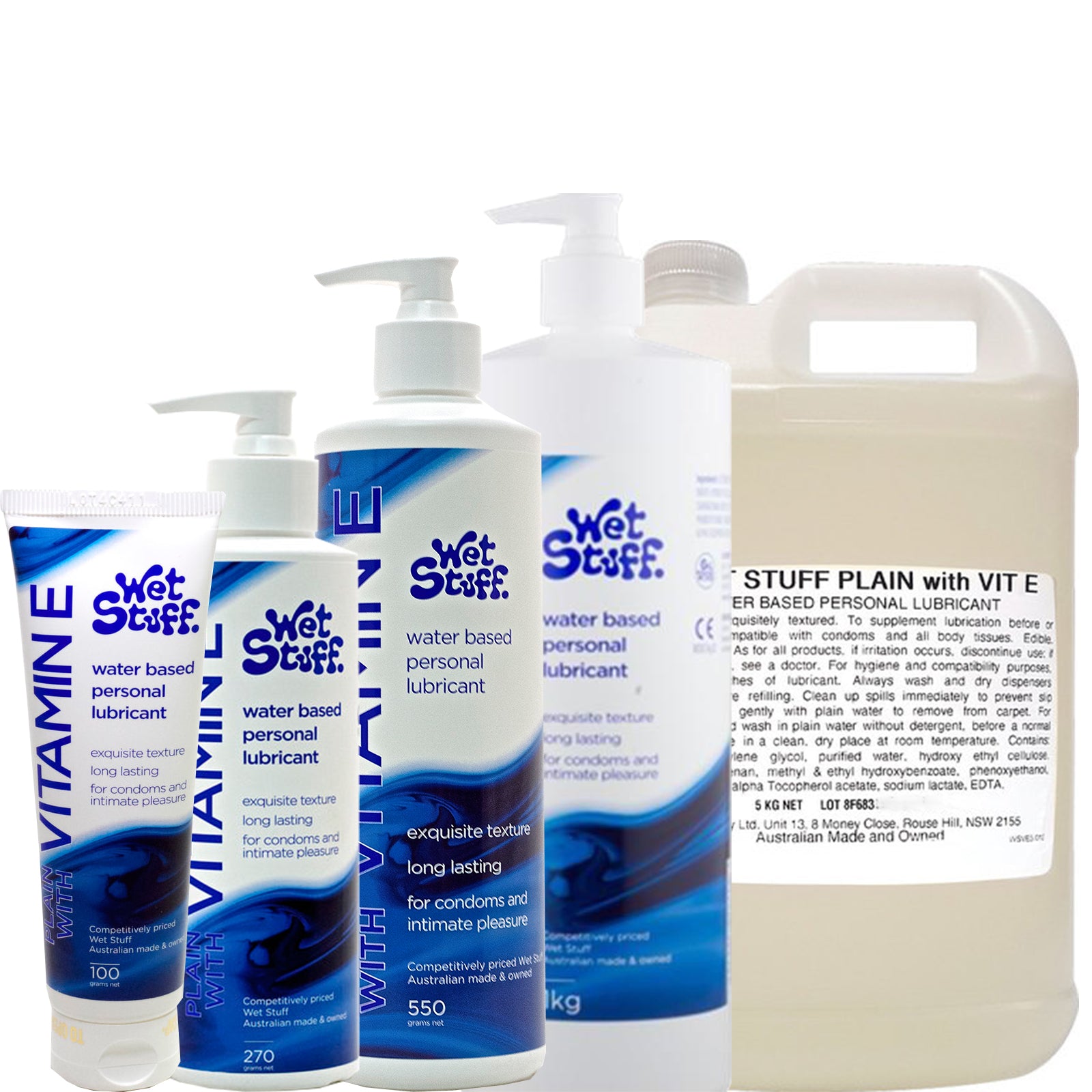 Wet Stuff Vitamin E Personal Lubricant Edible Sex Lube Water Based Wet Stuff Vitamin E Personal Lubricant Edible Sex Lube Water Based