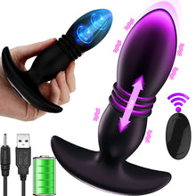 Load image into Gallery viewer, Wistone Vibrating Anal Plug Thrusting Prostate Massager Remote USB Sex Toy