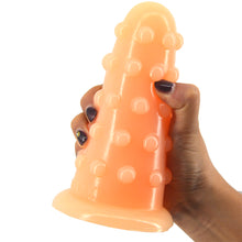 Load image into Gallery viewer, FAAK-74 Huge Thick Dotted Anal Dildo Plug Flesh