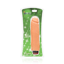 Load image into Gallery viewer, Cock w/ Vibration 9in Vanilla