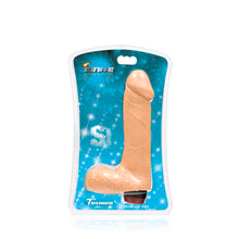 Load image into Gallery viewer, Cock w/ Balls w/ Vibration 7in Vanilla