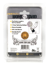 Load image into Gallery viewer, Boneyard 1.5in Silicone Ball Strap - 3 Snap - Black