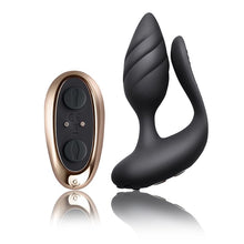 Load image into Gallery viewer, Rocks Off Cocktail Dual Stimulator Couples Vibrator Anal USB Butt Plug Sex Toy