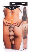 Load image into Gallery viewer, Fox Tail Glass Anal Plug