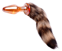 Load image into Gallery viewer, Fox Tail Glass Anal Plug