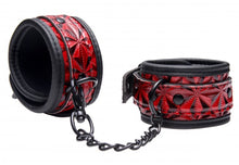 Load image into Gallery viewer, Crimson Tied Embossed Wrist Cuffs
