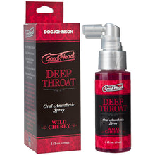 Load image into Gallery viewer, GoodHead Deep Throat Oral Desensitizing Spray Cherry Oral Sex Lube 59ml