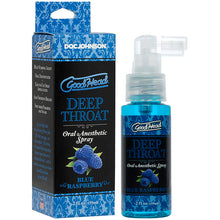 Load image into Gallery viewer, GoodHead Deep Throat Oral Desensitizing Spray Raspberry Oral Sex Lube 59ml