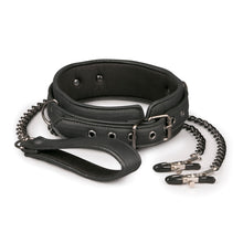 Load image into Gallery viewer, Collar With Nipple Chains Bondage Fetish BDSM