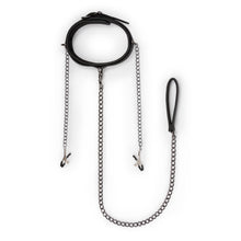 Load image into Gallery viewer, Collar With Nipple Chains Bondage Fetish BDSM