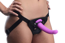 Load image into Gallery viewer, Navigator Silicone G-Spot Dildo with Harness