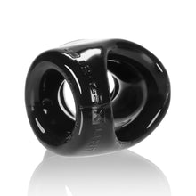 Load image into Gallery viewer, OXBALLS UNIT-X STRETCH Cocksling Ballstretcher Penis Ring Black