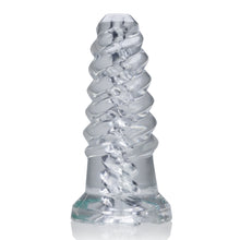 Load image into Gallery viewer, ScrewD Super Squish Corkscrew Jackoff Toy Clear