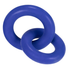 Load image into Gallery viewer, DUO Linked Cock/Ball Rings by Hunkyjunk Cobalt