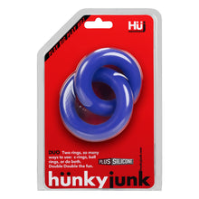 Load image into Gallery viewer, DUO Linked Cock/Ball Rings by Hunkyjunk Cobalt