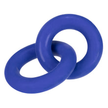 Load image into Gallery viewer, DUO Linked Cock/Ball Rings by Hunkyjunk Cobalt