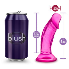 Load image into Gallery viewer, B Yours Sweet N Small Dildo with Suction Cup 4in Pink - LOVEBEE