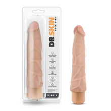 Load image into Gallery viewer, Dr Skin Cock Vibe 1 9in Vibrating Cock Beige