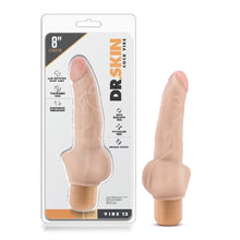 Load image into Gallery viewer, Dr Skin Cock Vibe 12 8in Vibrating Cock Beige