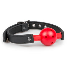 Load image into Gallery viewer, Ball Gag With PVC Ball Red