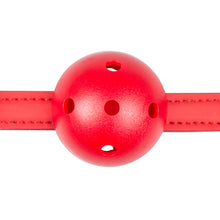 Load image into Gallery viewer, Ball Gag With PVC Ball Red