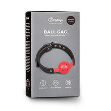 Load image into Gallery viewer, Ball Gag With PVC Ball Red