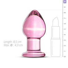 Load image into Gallery viewer, Glass Buttplug Pink