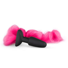 Load image into Gallery viewer, Silicone Butt Plug With Tail Pink