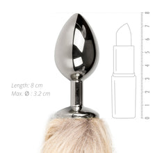 Load image into Gallery viewer, Fox Tail No. 2 Silver Plug