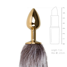 Load image into Gallery viewer, Fox Tail No. 5 - Gold Plug