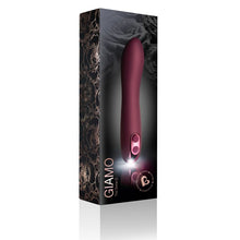 Load image into Gallery viewer, Rocks Off Giamo G Spot Vibrator Rechargeable Vibe Burgundy Sex Toy