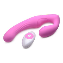 Load image into Gallery viewer, 15X U-Pulse Strapless Strap-On w Remote Pink