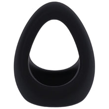 Load image into Gallery viewer, Stirrup Silicone Cock Ring Onyx