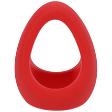 Load image into Gallery viewer, Stirrup Silicone Cock Ring Crimson
