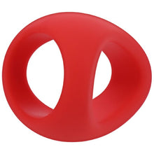 Load image into Gallery viewer, Stirrup Silicone Cock Ring Crimson