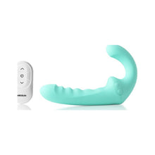 Load image into Gallery viewer, VibraTwin Rechargeable Come Hither Strapless Strap On with Remote