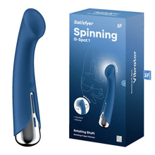 Load image into Gallery viewer, Satisfyer Spinning G-Spot 1 Rotating Vibrator Blue